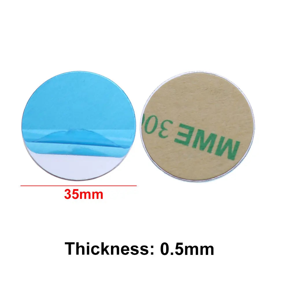 Magnetic Metal Plates for Car Phone Holder – 10pcs Iron Sheets