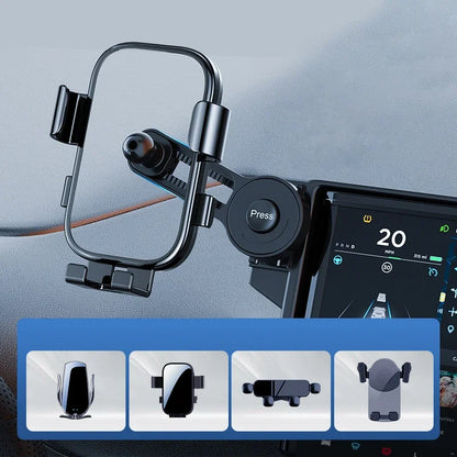 360° Car Phone Holder Stand with Adjustable Extension Rod