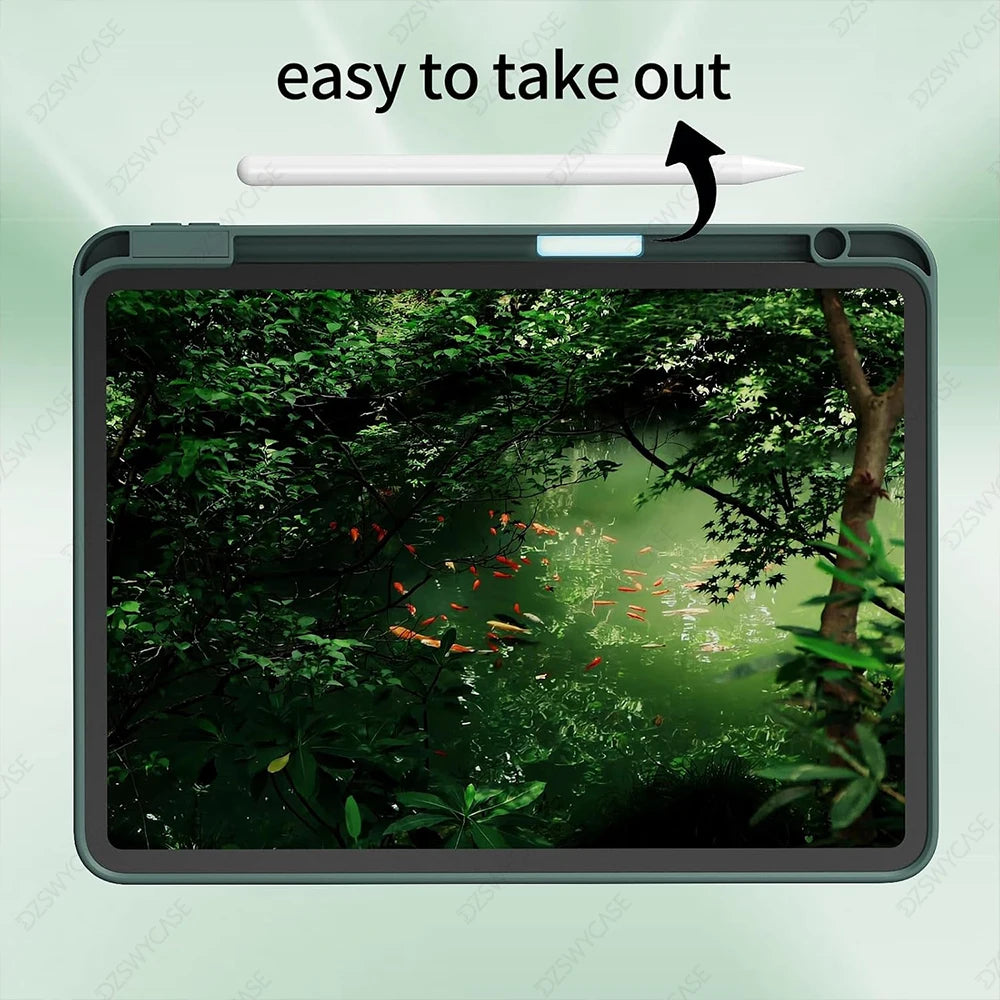 iPad Air Case with Pencil Holder – Fits Air 11 M4 M3 M2, Air 4 & 5