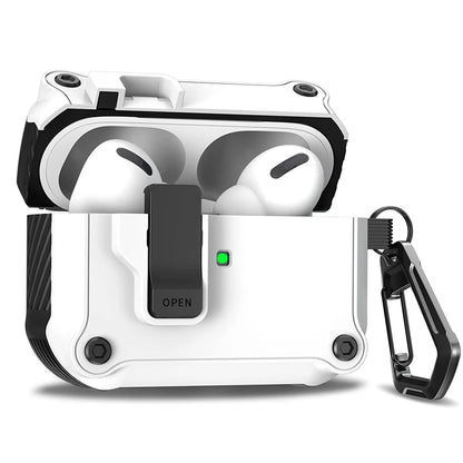 AirPods Pro 3 Case with Security Lock & Carabiner Hook