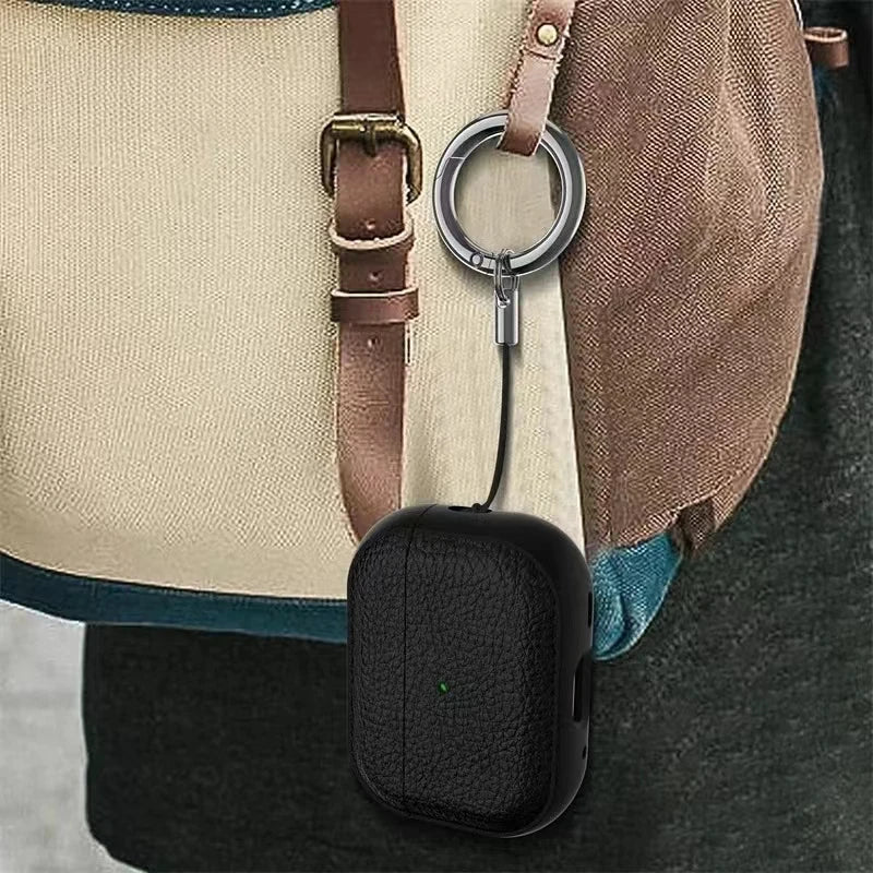 Litchi Leather AirPods Case – Premium Business Texture Cover