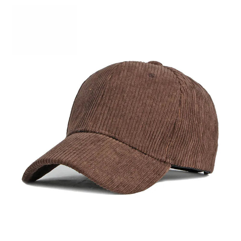 Solid Color Baseball Cap – Unisex Retro Adjustable Hat