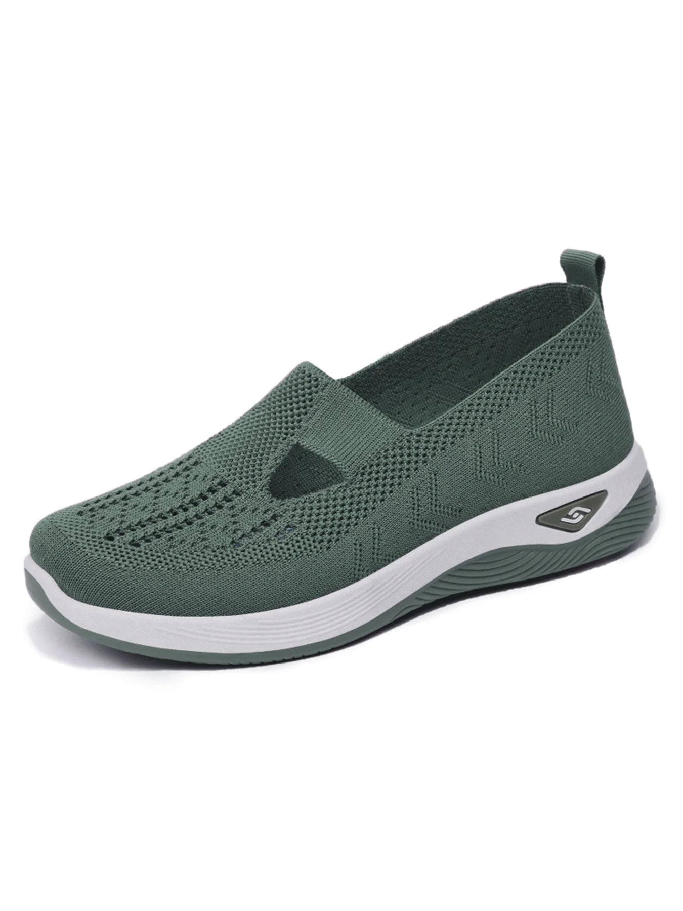 Women's Breathable Slip-On Sneakers – Lightweight Casual Walking Shoes