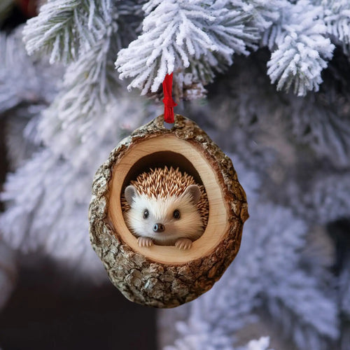 Christmas Animal Acrylic Ornament – Cute Tree Hanging Pendant