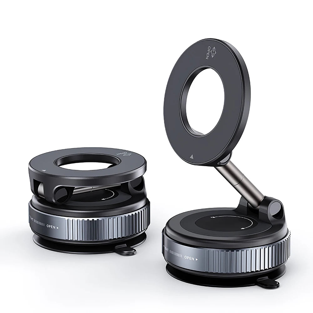 Foldable Magnetic Car Phone Holder 360° Dashboard Mount