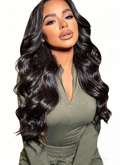 Brazilian Body Wave HD Lace Front Wig – 180% & 200% Density, 360/13x4/13x6/5x5