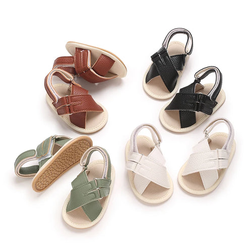 Baby Non-Slip Sandals – Soft Sole First Walker Crib Shoes