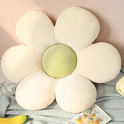 Flower Shape Throw Pillow – Cute Daisy Cushion for Home Decor