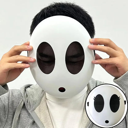 Shy Guy Mask – Halloween Cosplay Costume for Adults & Kids