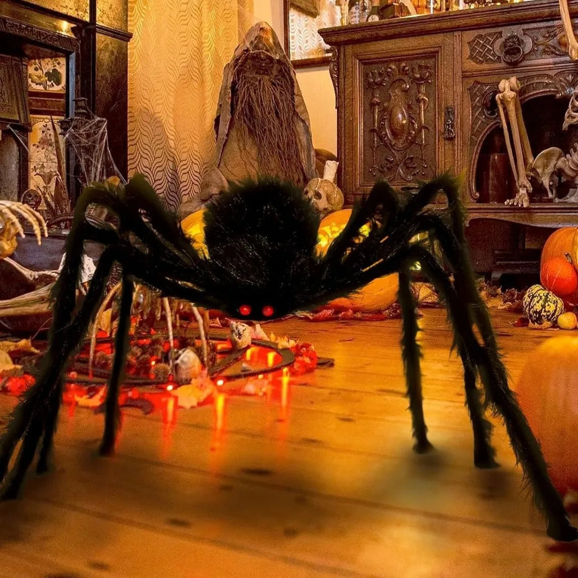 Giant Halloween Spider Decoration – Indoor & Outdoor Prop