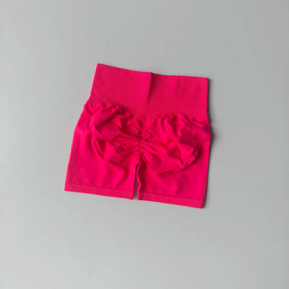High-Waist Yoga Shorts for Women – Butt Lift Fitness Shorts