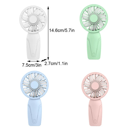 Portable Handheld Mini Fan – USB Rechargeable Pocket Cooling Fan