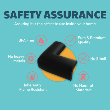 Baby Corner Guards (4pcs) – Soft Foam Table Edge Protector