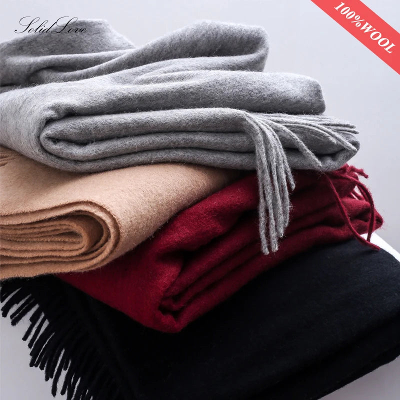 Cashmere Wool Winter Scarf for Women – Soft Wrap Shawl