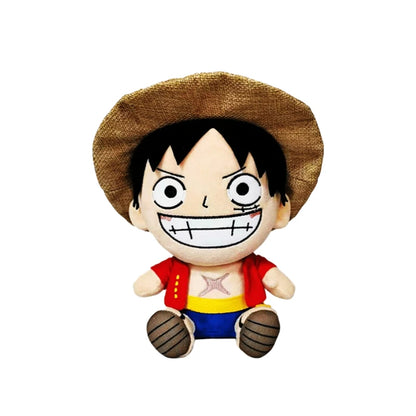 25CM One Piece Luffy Chopper Ace Zoro Plush Doll