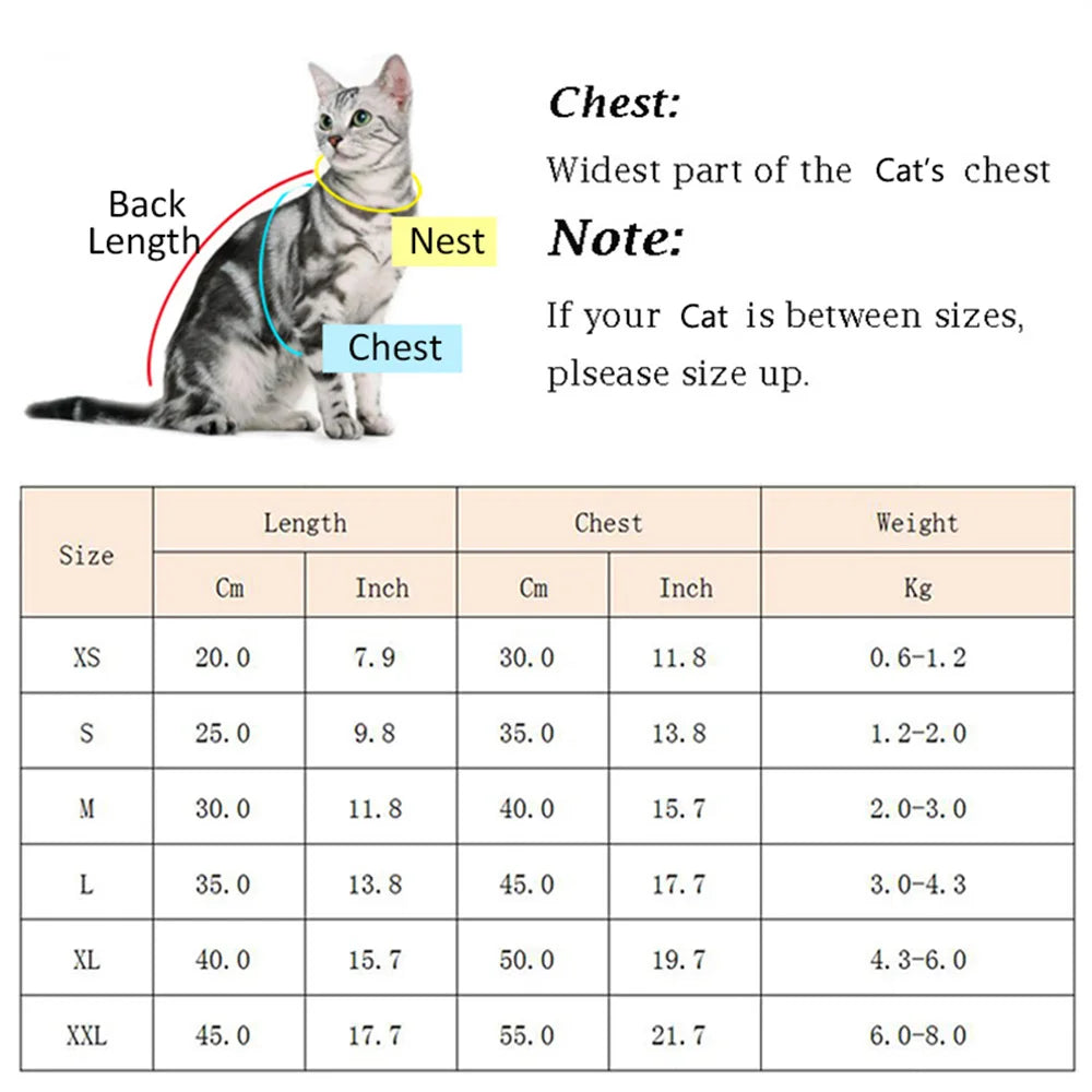Striped Classic Vest Tank Top for Cats & Small Dogs