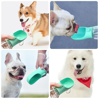 Portable Dog Water Bottle Leakproof with Drinking Bowl