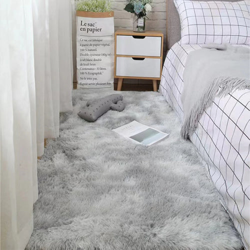 Fluffy Shag Area Rug – Soft Non-Slip Bedroom & Living Room Carpet