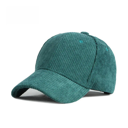Solid Color Baseball Cap – Unisex Retro Adjustable Hat