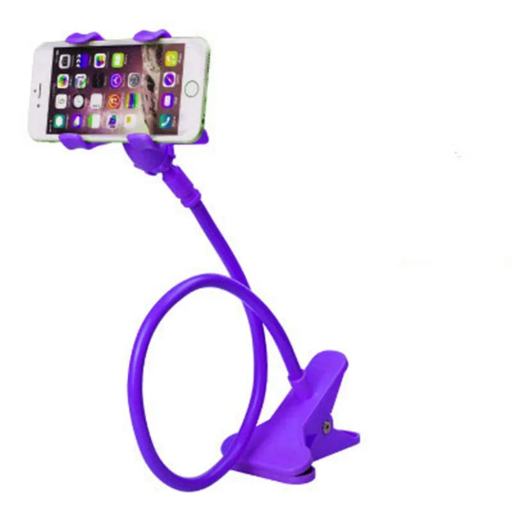 Flexible Long Arm Phone Holder with Clip – Lazy Bed & Desk Mount