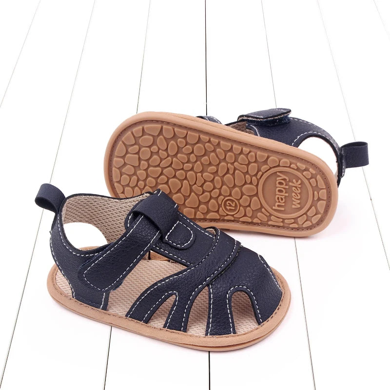 Baby Closed-Toe Summer Sandals – Soft Sole Boys Girls Shoes