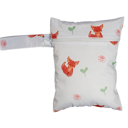 Waterproof Wet Dry Diaper Bag 20x25cm PUL Zipper Pouch