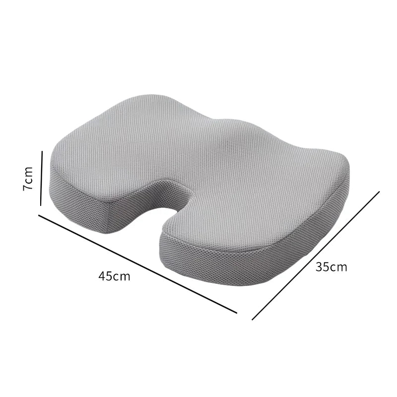 Ergonomic Memory Foam Seat Cushion for Office & Home