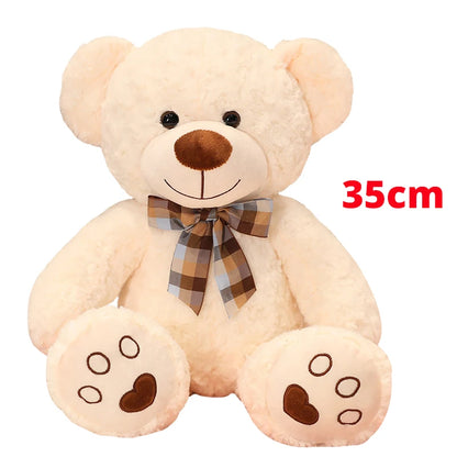 Kawaii Teddy Bear Plush Pillow – 35cm Stuffed Animal Doll