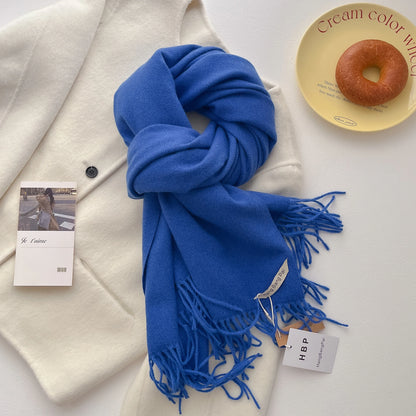 Cashmere Winter Scarf for Women – Warm Long Pashmina Shawl