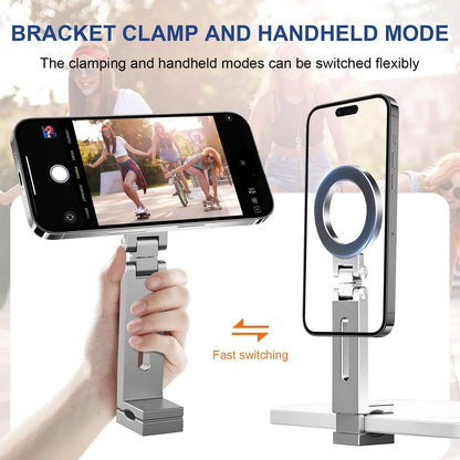 Magnetic Phone Stand – Portable Foldable MagSafe-Compatible Holder