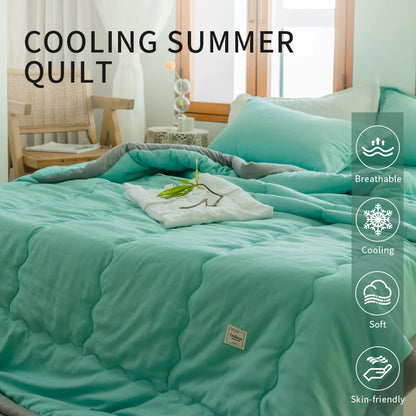 Summer Quilt Lightweight Quilted Comforter Japanese Style