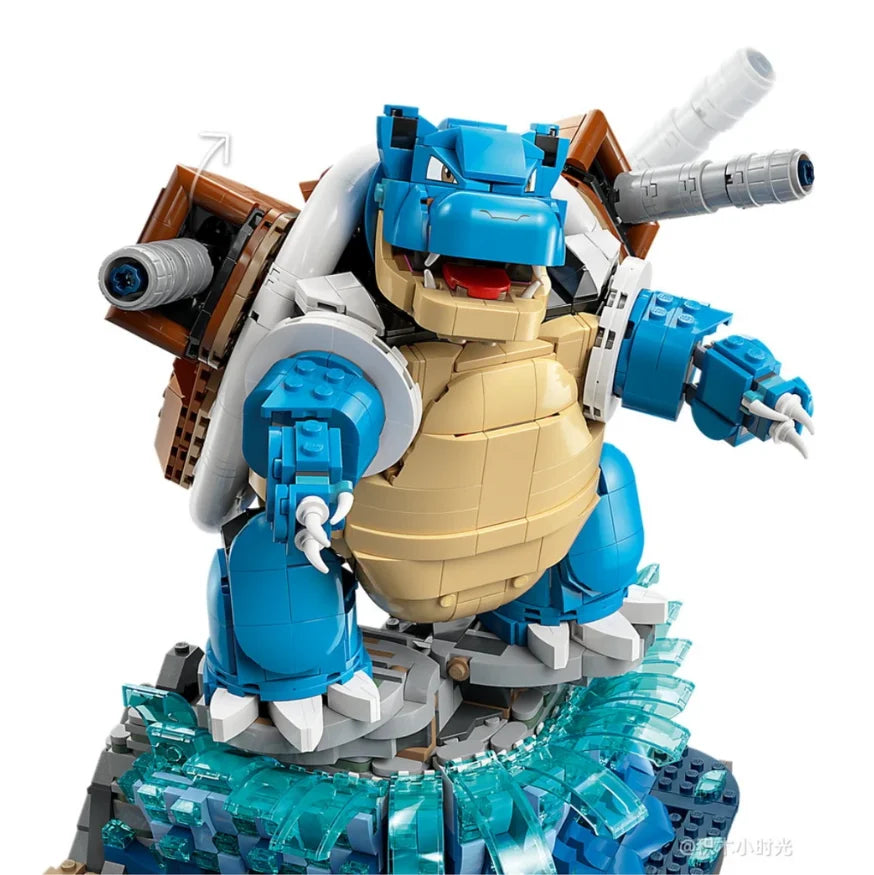 6838 Piece Elf Frog Fire Dragon and Water Turtle Building Block Set