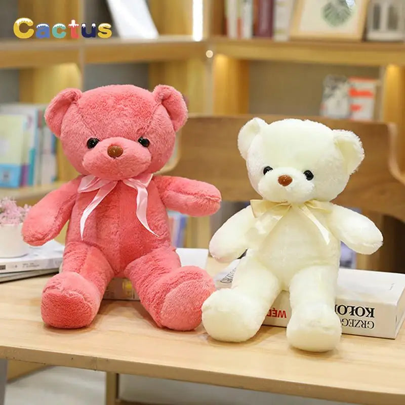 Stuffed Teddy Bear Plush Toy 30cm – Soft Colorful Bear Doll