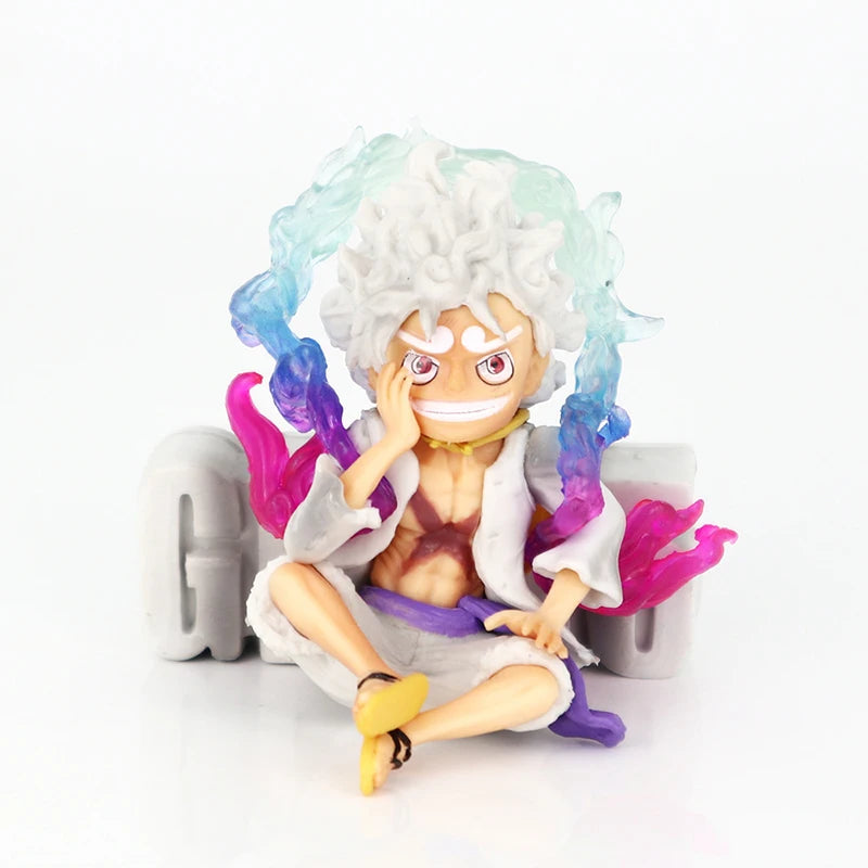 9CM One Piece Luffy Gear 5 Nika PVC Action Figure
