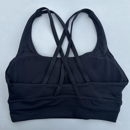 Women's Padded Cross-Back Sports Bra – High Support Activewear