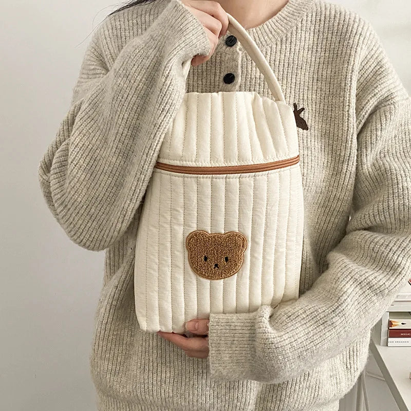 Diaper Bag Organizer Cotton Bear Mommy Handbag