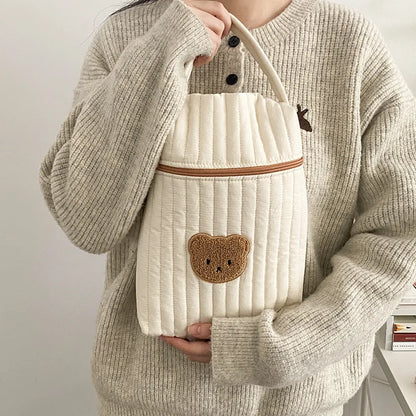 Diaper Bag Organizer Cotton Bear Mommy Handbag