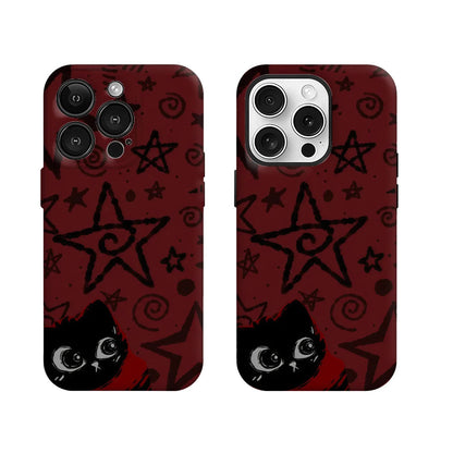 Starred Cat iPhone Case