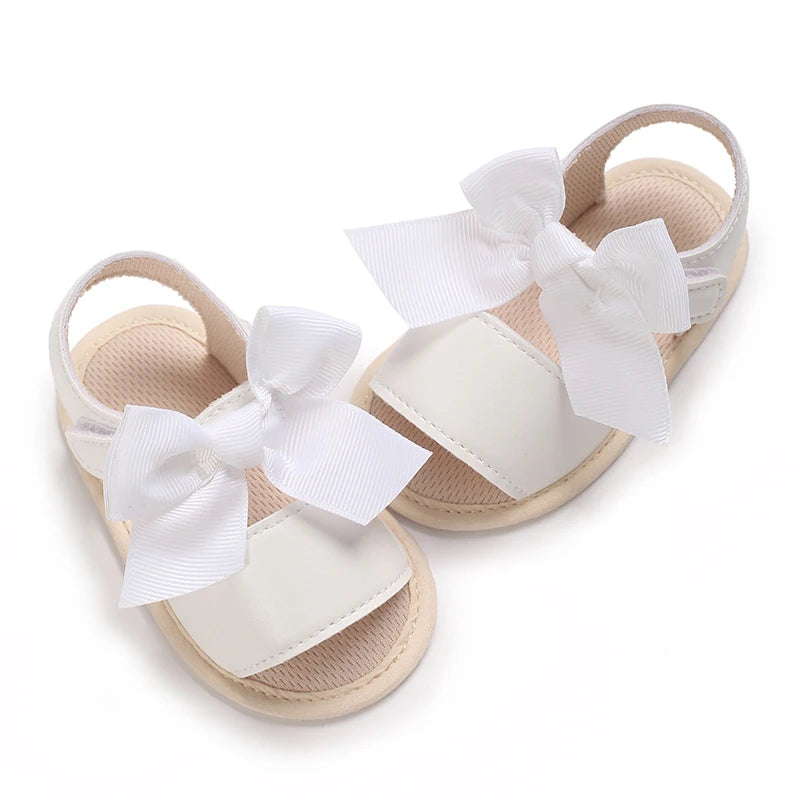 Baby Butterfly Sandals – Glitter Soft Sole Summer Shoes