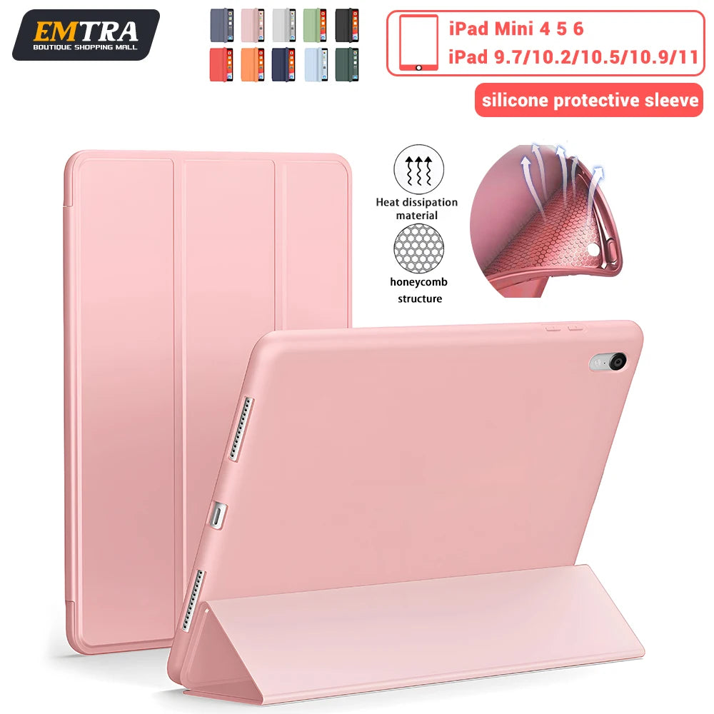 iPad Smart Folio Case – Slim Tri-Fold Stand Cover