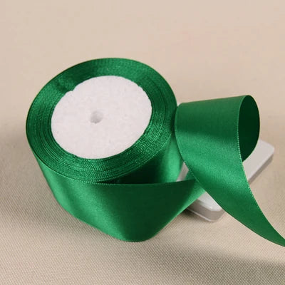 Silk Satin Ribbon – Multi-Size & Color for Wedding, Christmas & Party Decor