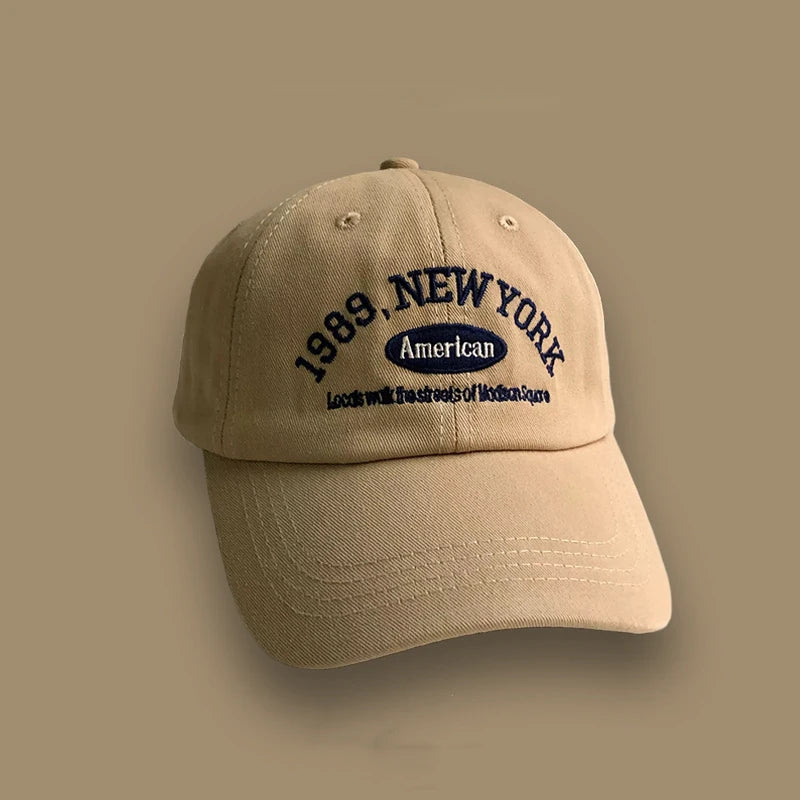 Baseball Cap – Unisex Retro Letter Embroidered Hat