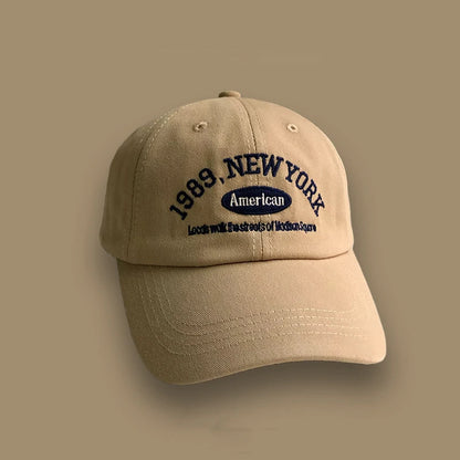 Baseball Cap – Unisex Retro Letter Embroidered Hat