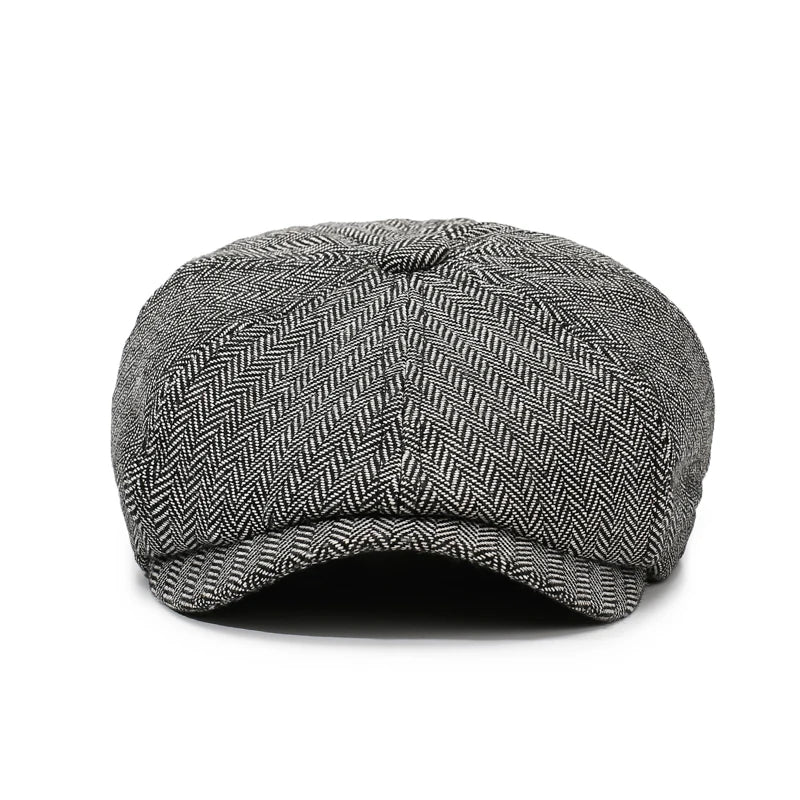 Newsboy Cap – Unisex Retro Cotton Beret for Travel & Casual Wear
