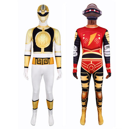 Power Rangers Cosplay Costume – Kids Superhero Bodysuit Sizes 110–190