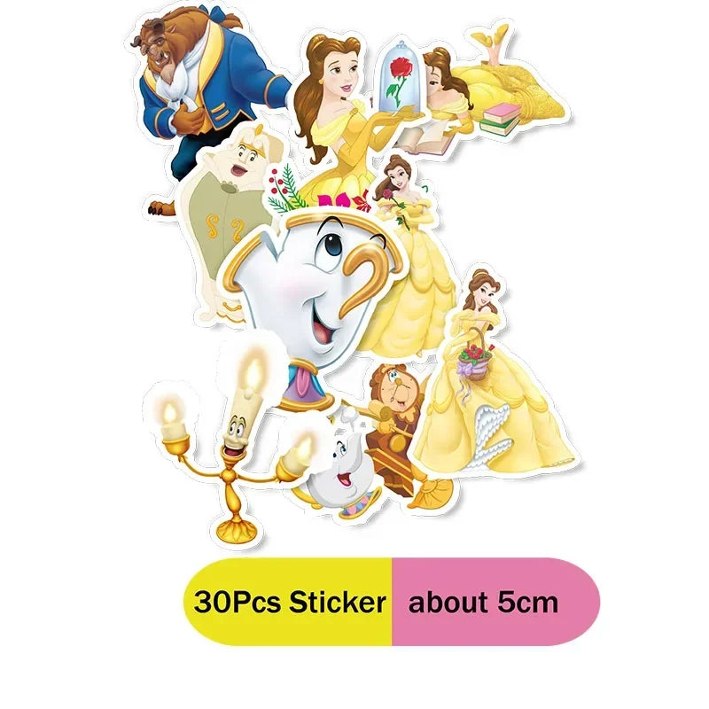 Beauty and the Beast Party Supplies – Disney Princess Birthday Decorations Set