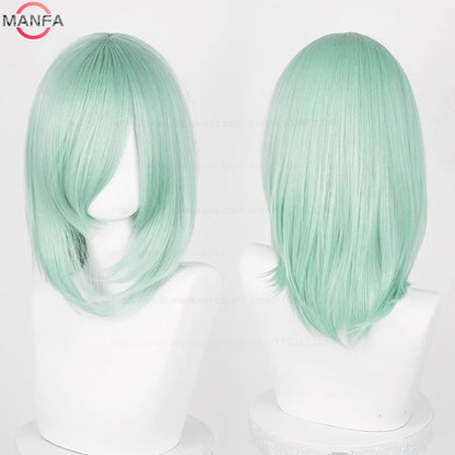 Anime Cosplay Bob Wig with Bangs – 40cm Heat Resistant, 54 Colors
