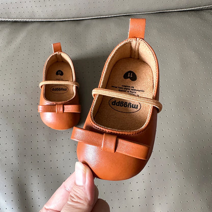 Baby Leather Anti-Slip Shoes – Toddler First Walkers for Boys & Girls