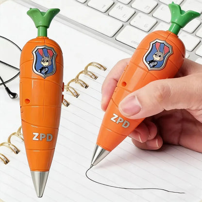 Disney Zootopia Judy Hopps Carrot-Shaped 2-in-1 Voice Recorder Ballpoint Pen