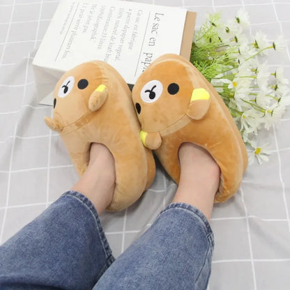 Cozy Bear Winter Slippers for Women